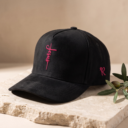 Gorra cristiana juan 8:12 (negra)