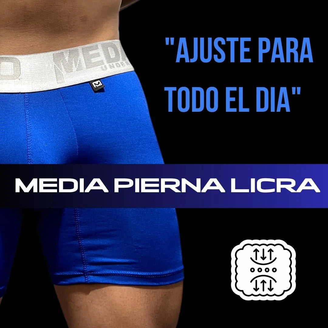 Bóxer media pierna licra