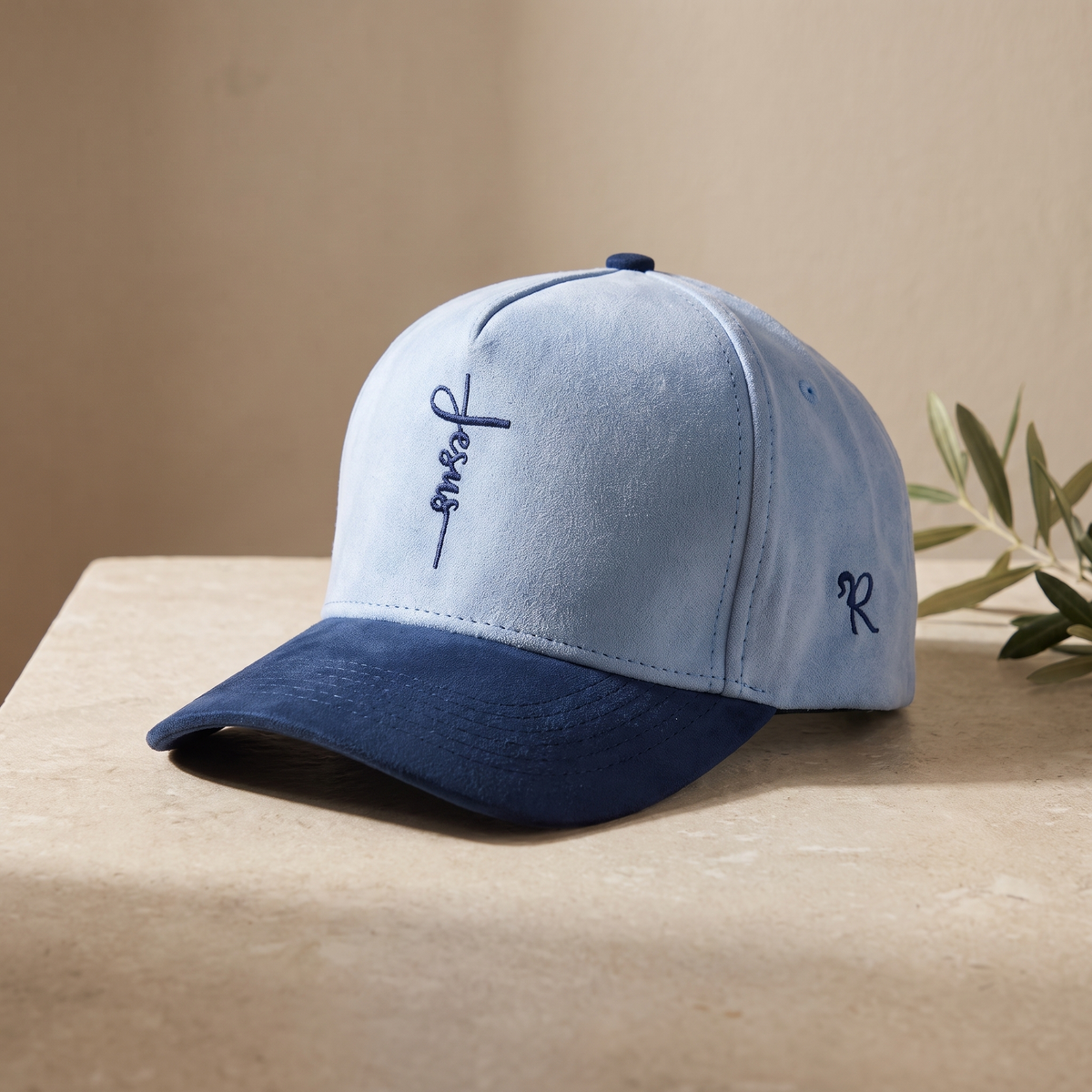 Gorra cristiana juan 8:12 (azul)