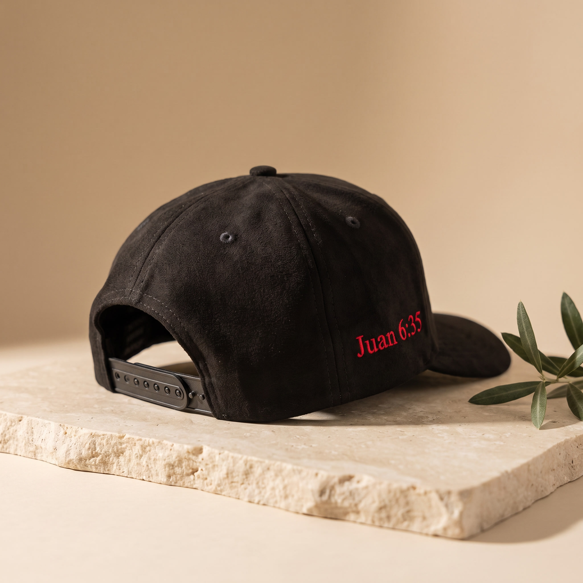 Gorra cristiana juan 8:12 (negra)