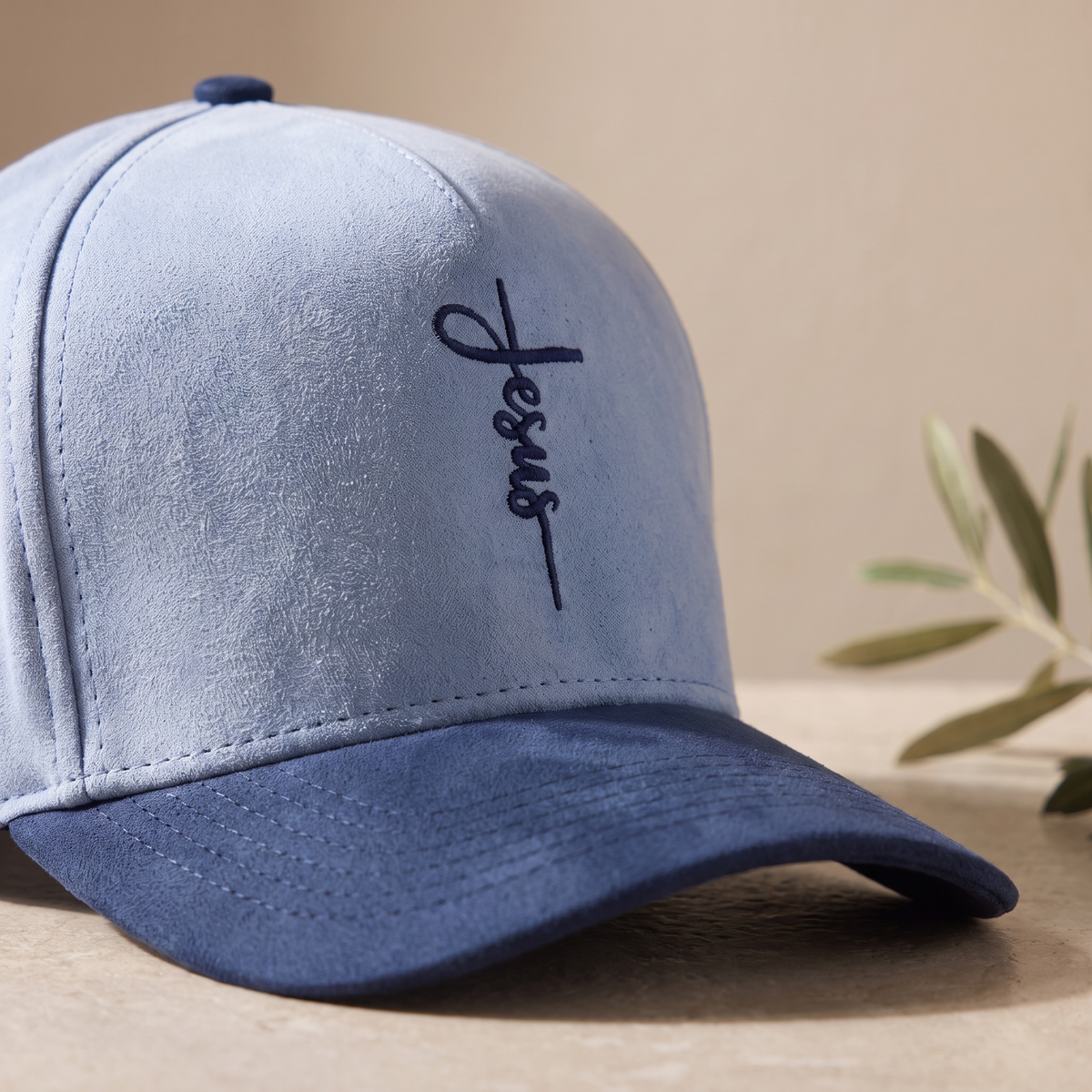 Gorra cristiana juan 8:12 (azul)