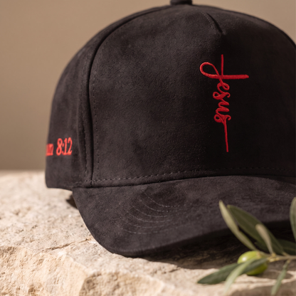 Gorra cristiana juan 8:12 (negra)